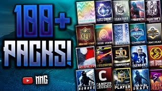 100 Variety Packs My Biggest Variety Opening Yet Madden Mobile 16 [upl. by Robenia]