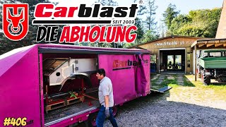 Nach 2 Jahren  Die ABHOLUNG zum KTL beschichten und lackieren  1951 Unimog carblast steelstyler [upl. by Muslim293]