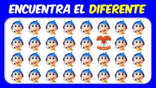 Encuentra el Emoji Diferente  Edición INTENSAMENTE 2  Fácil Medio Dificil Imposible 5 [upl. by Laehcimaj]