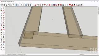 Le plugin « tenon mortaise »  Version 20  SketchUp [upl. by Imoyaba]