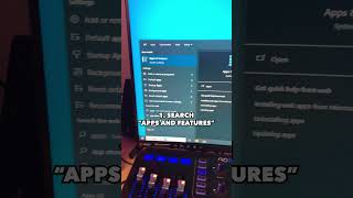 Quickest Way To Uninstall PC Apps Part 3 pcgaming [upl. by Adolpho836]