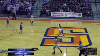 3A Girls Basketball Richfield vs Grantsville High School UHSAA 2019 State Tournament Semifinals [upl. by Jard]