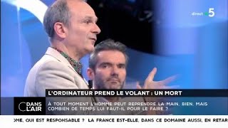 L’ordinateur prend le volant  un mort  Les questions SMS cdanslair 20032018 [upl. by Grefe]