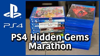 PlayStation 4 Marathon  47 Games Hidden Gems Shoot em ups amp More [upl. by Emmit]