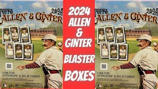 2024 Topps Allen amp Ginter Blaster Boxes [upl. by Ardeahp]