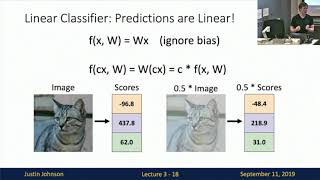 Lecture 3 Linear Classifiers [upl. by Neeham635]