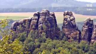 Wanderung Schrammsteine Sächsische Schweiz 20 August 2015 [upl. by Adirem408]