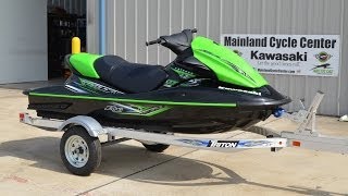 9699 2014 Kawasaki STX15F 160 HP JetSki with Trition Aluminum Trailer [upl. by Asiulana182]