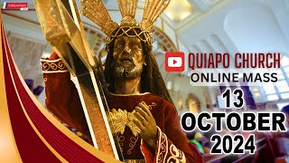 Live · Quiapo Church Mass Today · 13 October 2024 · Sunday · Healing Mass [upl. by Nodnil]