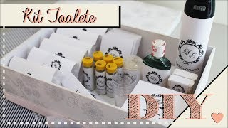 Como fazer Kit Toalete Casamento DIY  Faça você mesmo  Tutoriais casamento [upl. by Aerbma]