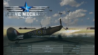 Plane Mechanic Simulator  Complete Spitfire Mission  Repairing Airplane Motor amp Airframe  Job Sim [upl. by Lilhak530]