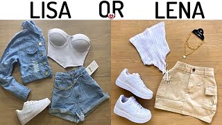 LISA OR LENA 💖 Fashion Styles [upl. by Abdel]