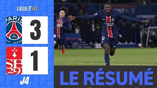 PSG  Brest  31  Le Résumé  Ligue 1 202425 [upl. by Sirroned374]