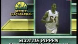 NBA Draft 1987  Scottie Pippen Pick NO5 [upl. by Jenni45]