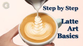 Latte Art Tutorial  Step by Step Beginners Guide 2021 [upl. by Liris]