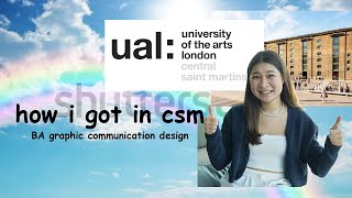 🪐 HOW I GOT INTO CENTRAL SAINT MARTINS ba graphics amp foundation  portfolio tips INDOSUBS [upl. by Aiyram]