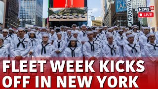 Fleet Week 2024 kicks off with annual Parade of Ships See full coverage [upl. by Rimat925]