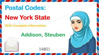 Postal Code and Contact No of City Addison County Steuben 150 Front St NY Zip Code [upl. by Jojo]