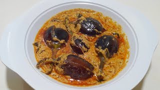 MASALA BAINGAN CURRY  GUTTI VANKAYA KURA [upl. by Auqenet]