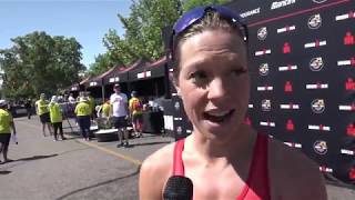 IRONMAN ST GEORGE 703 UTAH WINNER HOLLY LAWRENCE AND PODIUM [upl. by Cleres]