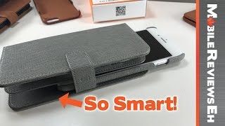 The BEST Wallet case ever Uolo 2in1 Magnetic Folio iPhone 7 Case Review [upl. by Arayc]