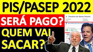 PISPASEP 2022 SERÁ LIBERADO NO CALENDÁRIO 2023 QUANDO PODE SACAR O ABONO SALARIAL ANO BASE 2022 [upl. by Isborne]