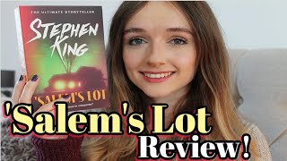 I read my FIRST Stephen King book Salems Lot  Review [upl. by Marston]