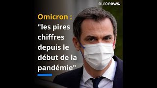 Contaminations en France  quotles pires chiffres depuis le début de la pandémiequot [upl. by Auginahs733]