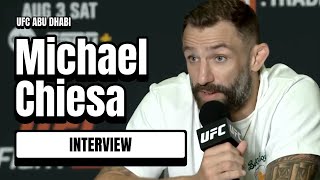 Michael Chiesa Full UFC Abu Dhabi Media Day Interview [upl. by Sillek416]