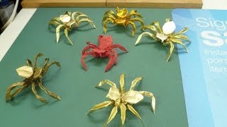 Origami Spider by Meguro Toshiyuki [upl. by Alegre]