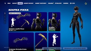 SKLEP FORTNITE 19112024 NOWY ZESTAW Z SZAFKI FIXXA SERENADA MANEKIN EGZEKUTOR MROKU [upl. by Ahsimed]