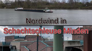 Nordwind in Schachtschleuse Minden [upl. by Goren176]