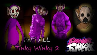 FNF ALL Tinky Winky PART 2 Slendytubbies Tubbie Friday Night Funkin فرايدي نايت فانكين🎤 [upl. by Elyc61]