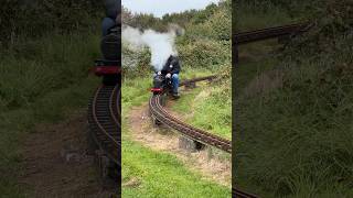 Miniature Train runs out of Steam 🚂💨 miniaturerailway modelengineering modelengineer [upl. by Ozzy]