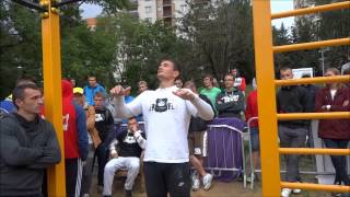 Finał Mateusz Heinze vs Łukasz Milczuk Street Workout Poland Championship Rzeszów 2k14 [upl. by Reinaldos]