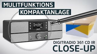 DAB DigitalradioInternetradio mit CD und Bluetooth Funktion  DIGITRADIO 361 CD IR  TechniSat [upl. by Mick566]