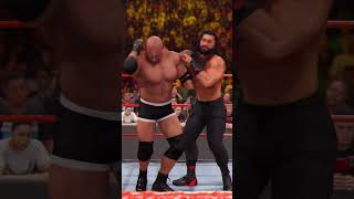 Roman Reigns vs Goldberg shoer ytshorts [upl. by Htedirem361]