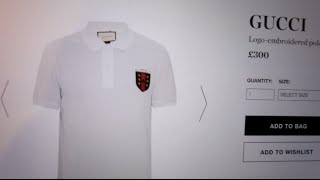 Buying DESIGNER POLOS ONLINE  GUCCI MONCLER STONE ISLAND  more  Weekly Buys [upl. by Winnah]