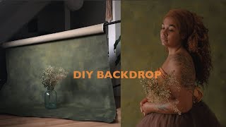 How to Paint a Canvas Backdrop  Old Master Style [upl. by Aisayn]