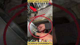 example of latent heat of fusion  simple science experiment  experiment chemicalreaction [upl. by Kirsti]