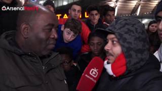 Arsenal 1 West Brom 0  Stop Saying Wenger Out  Troopz Clashes With Fan [upl. by Yaras]