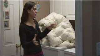 Housekeeping Instructions  How to Wash a Down Comforter [upl. by Gayle872]