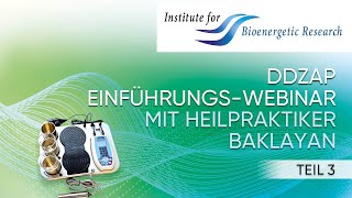 Teil 3 Informationen zur Effektivität  DDZap  Einführungswebinar von HP Baklayan [upl. by Aeikan]