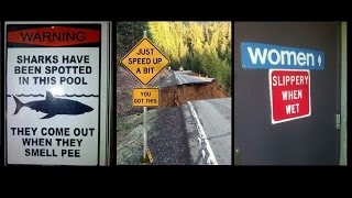 Funny Ironic Signs and Photos compilation [upl. by Elinore503]