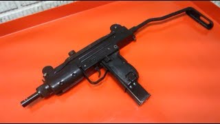 KWC Co2 Blowback Mini Uzi Airsoft Gun Review [upl. by Ignacia]