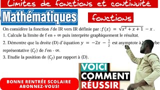 Etude de fonctionLes asymptotes  verticale horizontaleObliquepositon relative [upl. by Lomasi]