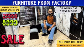 Furniture From Factory  Cheapest Furniture Market of Delhi NCR furniture homedecor decor sadar [upl. by Aiciram]