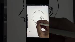 How to draw lips from side view art [upl. by Eiramanel]