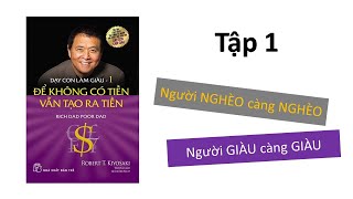 Tóm tắt sách DẠY CON LÀM GIÀU Tập 1 Robert Kiyosaki [upl. by Ranique]