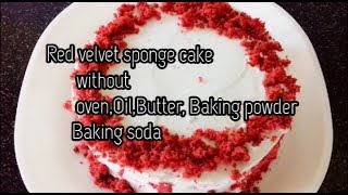 Red Velvet Sponge Cake Recipe  No148 [upl. by Aneele]